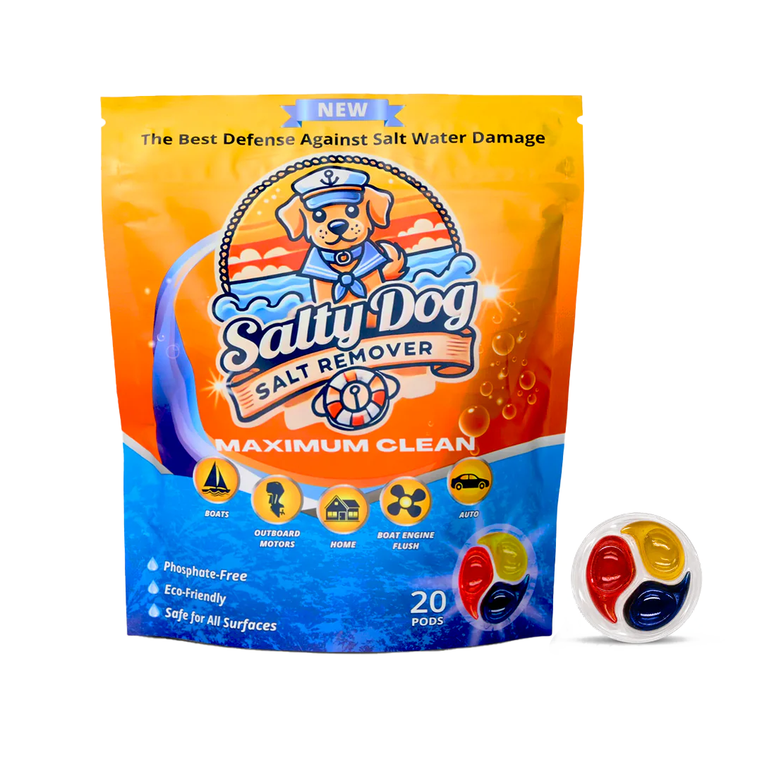 Salty Dog Boat Salt Remover Pods — Phosphate-Free (20 ct) | Salty Dog ...